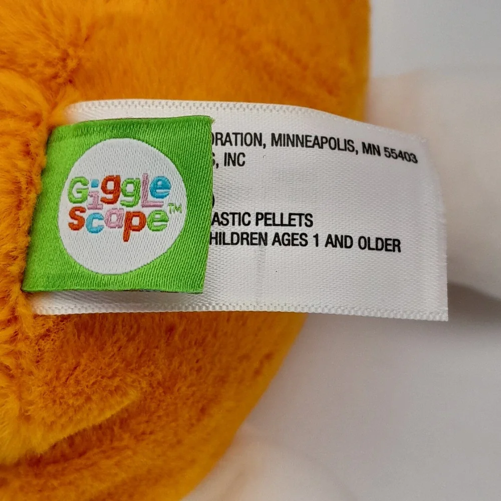 Gigglescape Candy Corn Vampire Plush Halloween Stuffed Toy Orange Yellow Black